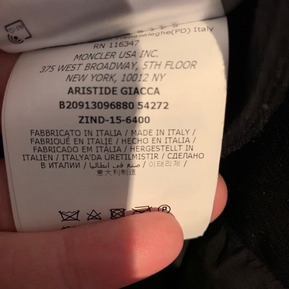 Men’s Moncler Jacket Size 3 Brand New! - Picture 6 of 6